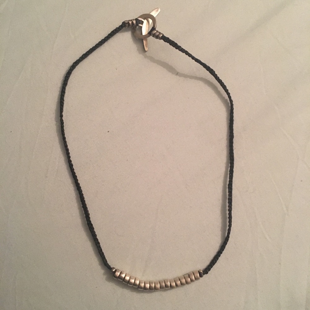 Jill Platner Silver Beaded Pendant
